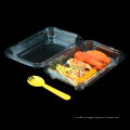 Clear Disposable Plastic Food Box Fruit Container Packaging with Lid